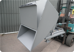 Tipping Skip with Lid Image